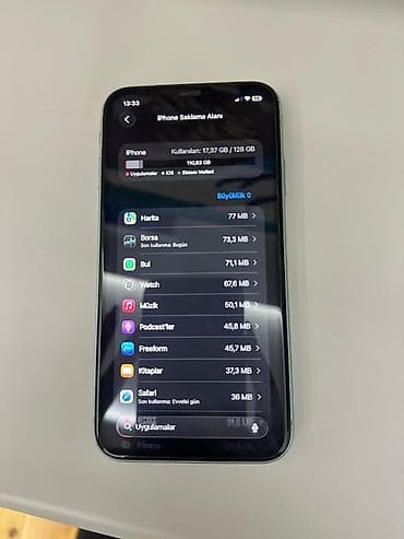 iphone bərdə: IPhone 11, 128 GB, Yaşıl, Face ID — 4
