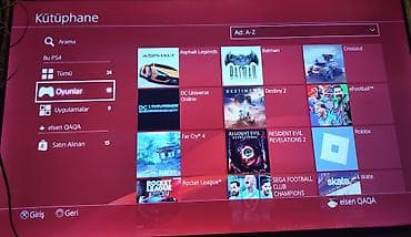 xbox 360 disk: PlayStation4 fat 500 gb yaddaş içində 13-14 dənə online oyun var 1 — 5