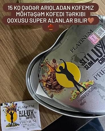 cofe: Məhsul: SLT SLIM LUX COFFEE – Platinum Premium - Növ: Arıqlama üçün — 1