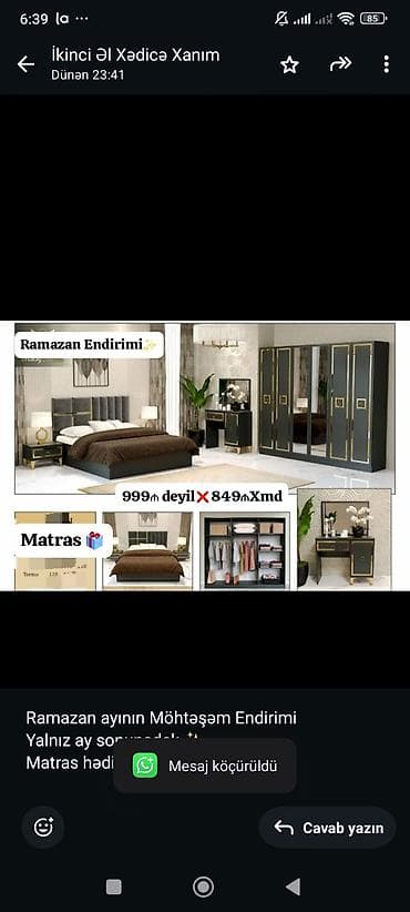 Ev və bağ: Ramazan ayının Möhtəşəm Endirimi Yalnız ay sonunadek ✨ Matras hədiyyə — 3