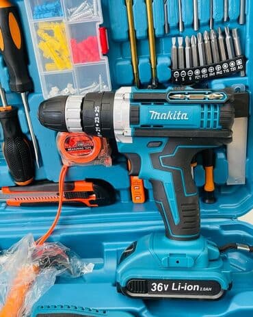 kömürsüz drel: Yeni Zərbəli drel Akkumulatorlu, Pulsuz çatdırılma, Kredit yoxdur — 2