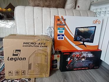 Modemlər və şəbəkə avadanlıqları: Kompüter aksesuarları və qurğu dəsti - Monitor: Alfa WTE LED Monitor — 4