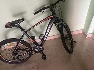 velosiped 21: START Speed dağ velosipedi - Rəng: mat qara, narıncı-qırmızı — 6