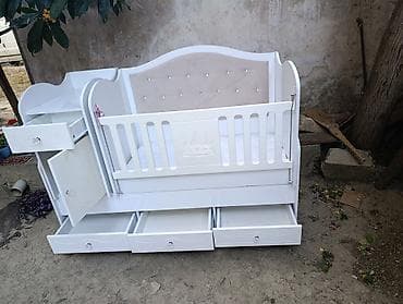 matras islenmis: Oğlan və qız üçün, İşlənmiş, Dördbucaq, Beşik, Matras ilə, Yellənmə mexanizmsiz — 7