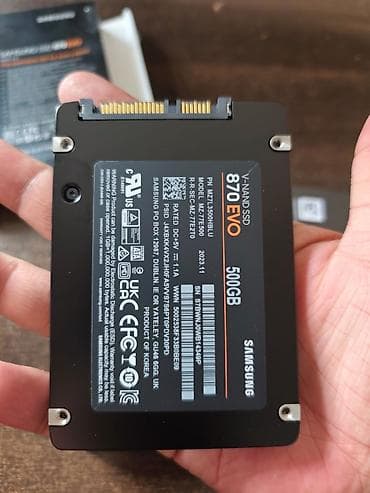 apple mini 4: Samsung 870 EVO 500GB SSD - Model: Samsung SSD 870 EVO, 2.5" SATA III — 1
