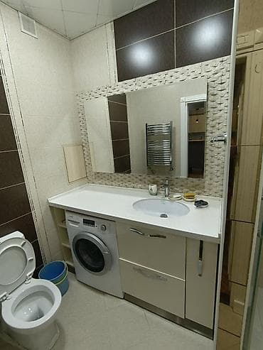 stul bar: Mənzildə tam təchiz olunmuş mətbəx və sanitar qovşağı satılır — 4