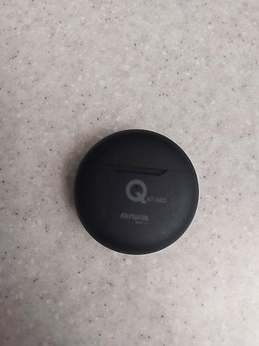TV və video: Aiwa Q AT-X80 simsiz qulaqlıq - Şık qara rəng, kompakt dairəvi şarj — 4