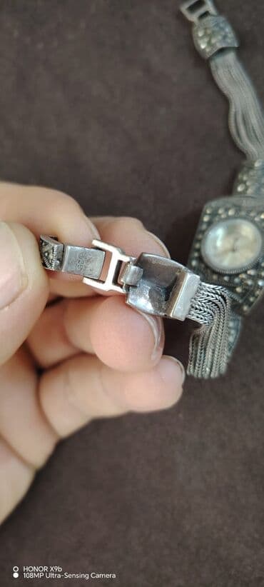 oğlan sepləri: İşlənmiş, Qol saatı, rəng - Gümüşü — 3