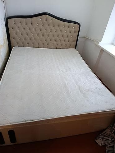 İşlənmiş, İkinəfərlik çarpayı, Bazasız, Matras ilə, Siyirməsiz