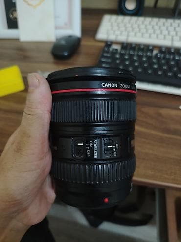 pubg mobile aksesuar: Canon EF 24-105mm f/4 L IS USM zoom obyektiv. Tam kadr (full frame) — 4