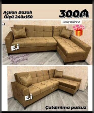 Künc divan, Açılan, Bazalı, Parça, Şəhərdaxili pulsuz çatdırılma