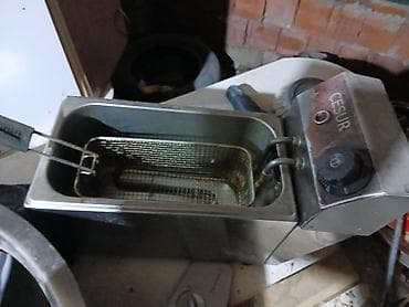 fırın sobası: Sənaye tipli elektrik fritoz – CESUR markası - Paslanmayan poladdan — 2