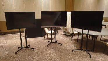 ucuz manitor: Tv və monitorlar üçün ayaqlı(təkərli) kronşteyn.dözümlü keyfiyyətli — 3