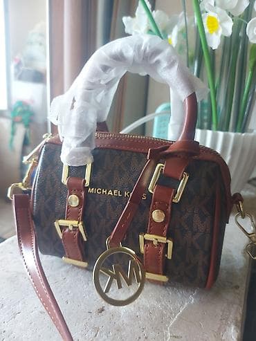 Michael Kors çiyin/çapraz çanta - Model: Barrel/Satchel tipli mini — 1