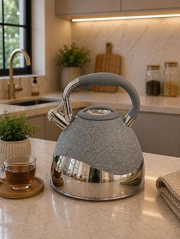 samovar cay: 5 litr həcmdə paslanmaz poladdan olan caynikler. Fitcalan Çatdırılma — 3