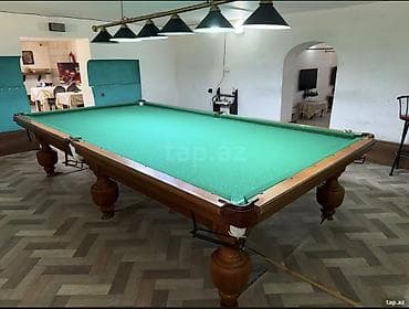 Bilyard masaları: Bilyard masası və tam dəst İki ölçüdə seçim: - Balaca ölçü: 3.1 m — 10