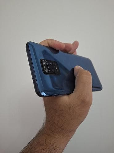 byd adapter: Redmi Note 9S, 64 GB, rəng - Göy, Barmaq izi — 5