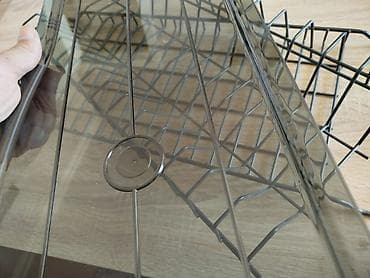 Mətbəx qab-qaşıq quruducusu seti - Material: metaldan hazırlanmış tel — 7
