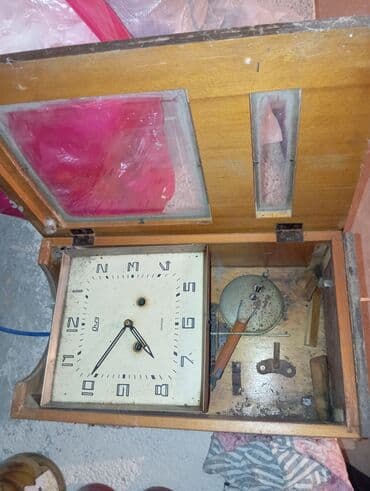 retro saat: Divar saatları, Mexaniki, Mayatnik — 3