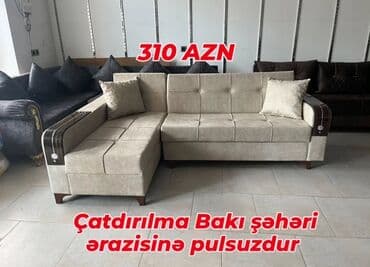 Qonaq otağı dəstləri: Yeni, Künc divan, Bazalı, Açılan — 1