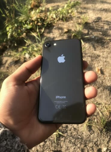IPhone 8, 64 GB, Qara, Simsiz şarj, Sənədlərlə