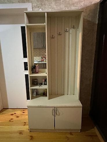 mətbəx üçün şkaf: 2 qapılı, Güzgülü, Bej, Digər material, Açılan, Künc dolab — 1