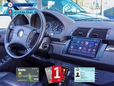 avtomobil ucun naviqator proqrami: BMW X5 2006 android monitor 🚙🚒 Ünvana və Bölgələrə ödənişli — 1