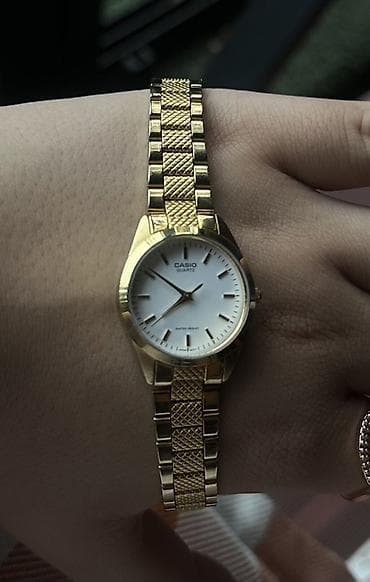 gunuş saat: CASIO qadın qol saatı – klassik qızılı dizayn - Mexanizm: Quartz — 3