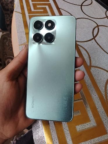 televizor islenmis: Honor X6a, 128 GB, rəng - Göy, Barmaq izi, Simsiz şarj, İki sim kartlı — 5