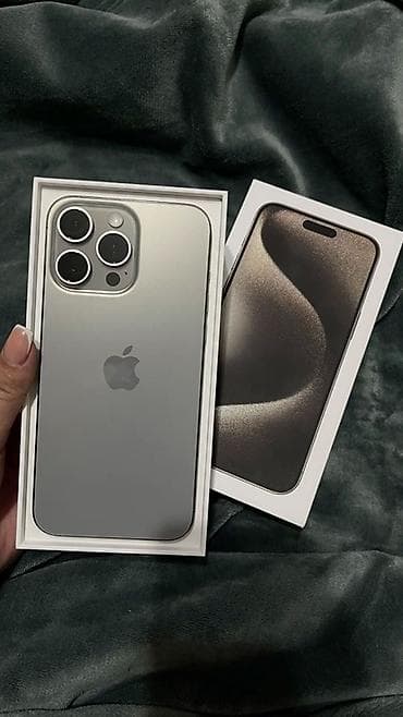 iphone 12 pro 512: IPhone 15 Pro, 256 GB, Gümüşü, Face ID — 1