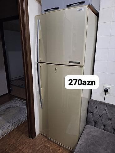 dondurucu kameralar: 2 qapılı Toshiba Soyuducu Satılır, rəng - Bej — 1