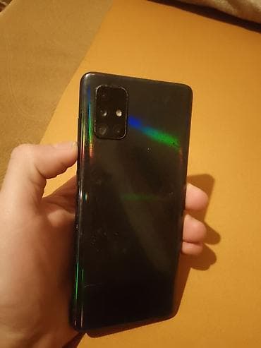 samsung 3782: Samsung Galaxy A51, rəng - Qara, Qırıq — 1