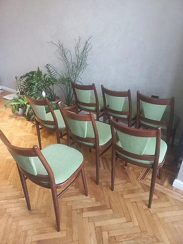 qabaq stolları: Mətbəx üçün, Qatlanmayan, Stul — 4