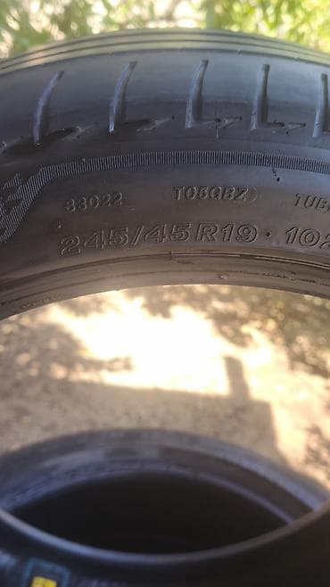 teker dolduran: İşlənmiş Şin Bridgestone 245 / 45 / R 19 — 5