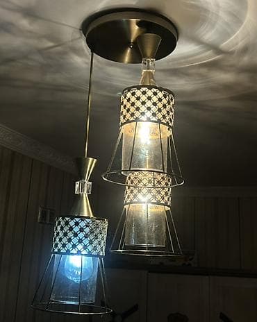 lan: Çılçıraq, 3 lampa, Metal — 2