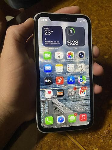 iphone xm: IPhone 11, 64 GB, Ağ, Simsiz şarj, Face ID — 2