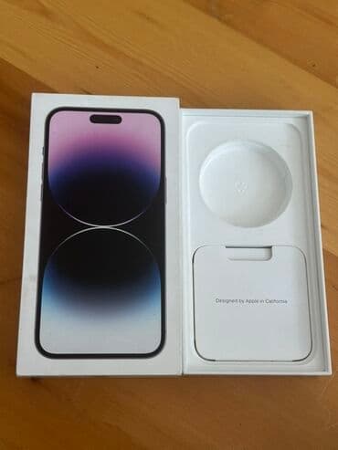 ikinci el 16 pro max: IPhone 14 Pro Max, 128 GB, Deep Purple, Face ID — 6
