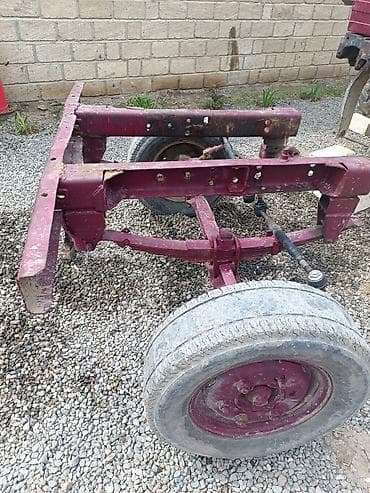 Məhsul: 2 təkərli qoşqu/yarımqoşqu şassisi Təsvir: - Güclü metal