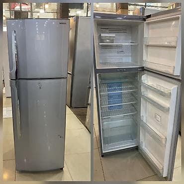 2 qapılı Toshiba Soyuducu Satılır, rəng - Gümüşü