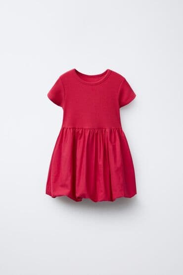 Donlar: Zara kids 13-14 yaş qirmizi don 1 defe geyinilib — 1