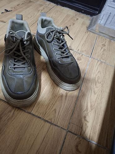 Botinkalar: Kişi idman ayaqqabısı – zeytun-yaşıl rəng - Model: gündəlik “sneaker” — 1