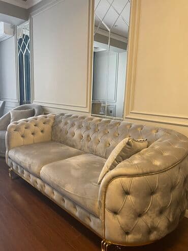 cay evi ucun divan islenmis: İşlənmiş, Divan, 2 kreslo, Bazasız, Açılmayan — 2