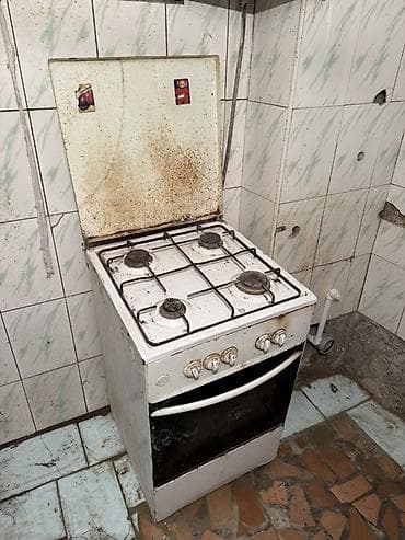 Qaz sobaları: Qaz sobası Ayrıca dayanan, 4 gözlü — 3