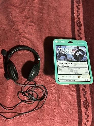 aux blutuz: TUCCI TC-L2688MV stereo qulaqlıq-mikrofon - Qulaqlıq tipi: simli — 1