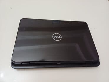 Dell noutbuk – şık qara korpus, 15.6" ekran, tam ölçülü klaviatura
