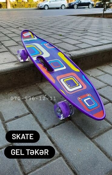 гироскутеры 8 дюймов: Pennyboard Skateboard Skeytbord, Kaykay, Skeyt və Pennyboardlar🛹 — 1