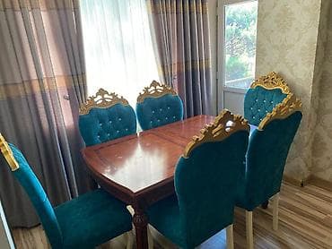 Masa ve 6 stul birlikde 300azn. 
Masa acilir. Unvan Xirdalan. *N17