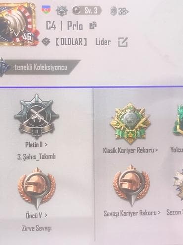 18: PUBG Mobile hesabı – nadir kolleksiya kosmetikaları - Paraşüt — 6