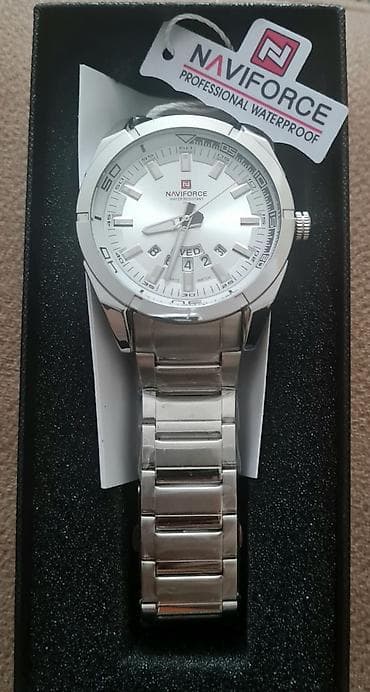 charles delon satovi: Yeni, Qol saatı, NaviForce, rəng - Gümüşü — 1