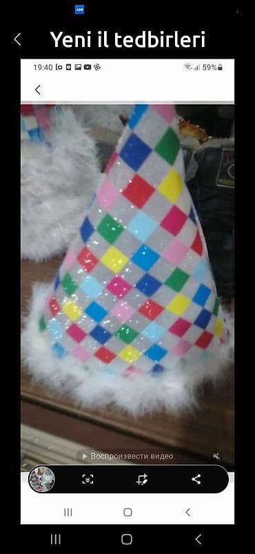 usaq ucun papaqlar: Yeni il ücün papaqlar 20ədəd qalıb cox gəşənk görsənir — 1